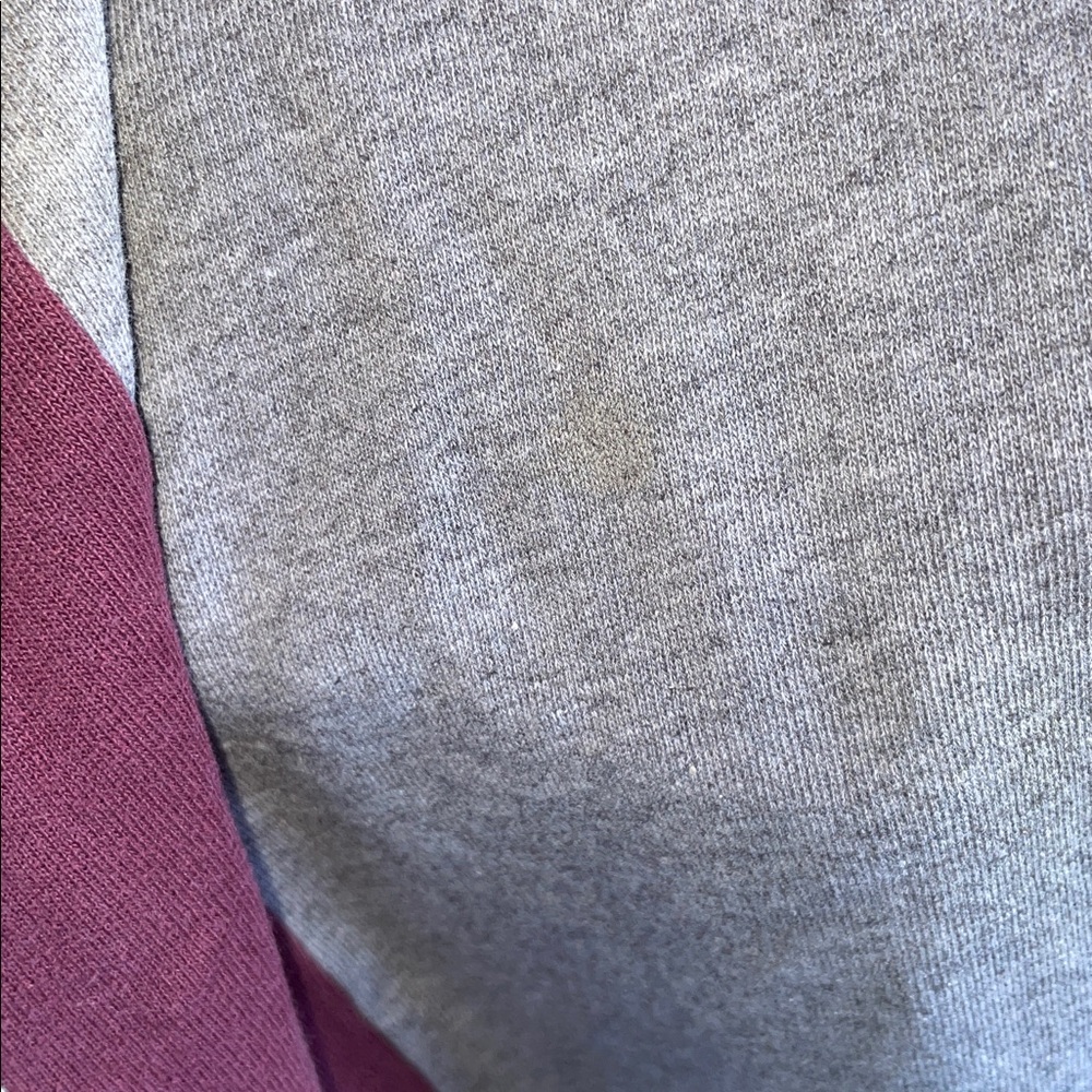 PINK VICTORIA’S SECRET sweatpants gray blue and burgundy size small boyfriend​​​ - Picture 10 of 10